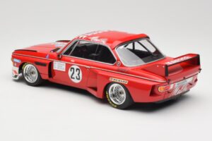 BMW 3.0 CSL E9 #23 Faltz Alpina A. de Fierlant / H. Grohs Zandvoort Trophy 1975 Minichamps 1:18 155752623 Metal - imagem 5 de 6