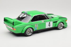 BMW 3.0 CSL E9 #4 Jolly Club Milano C. Finotto / C. Facetti Winners ETCC Zandvoort 1979 Minichamps 1:18 155792504 Metal - imagem 2 de 6