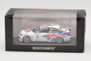 BMW 320i E46 #11 A. Priaulx ETCC Champion 2004 Minichamps 1:43 400042411 Metal - imagem 4 de 4