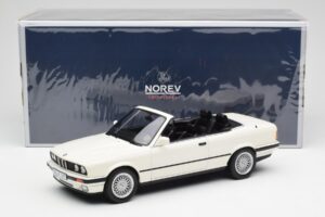 BMW 325i E30 Cabriolet Alpine Branco Norev 1:18 183213 Metal - imagem 6 de 6