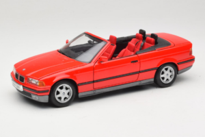 BMW 325i E36 Cabriolet Vermelho Maisto 1:18 50229 Metal