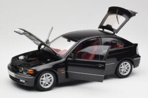 BMW 325Ti Compact E46 Preto Kyosho 1:18 80430024440 Metal - imagem 2 de 7
