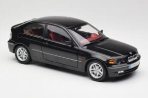 BMW 325Ti Compact E46 Preto Kyosho 1:18 80430024440 Metal - imagem 5 de 7