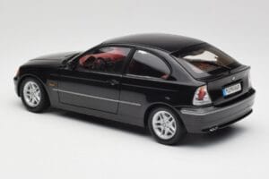 BMW 325Ti Compact E46 Preto Kyosho 1:18 80430024440 Metal - imagem 6 de 7