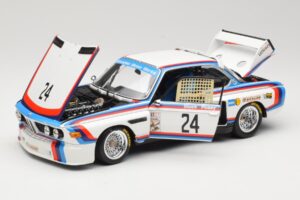 BMW 3.5 CSL #24 H. Stuck / S. Posey 12 Hours of Sebring 1975 Minichamps 1:18 80430139188 Metal - imagem 2 de 8
