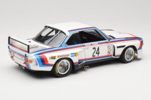 BMW 3.5 CSL #24 H. Stuck / S. Posey 12 Hours of Sebring 1975 Minichamps 1:18 80430139188 Metal - imagem 3 de 8