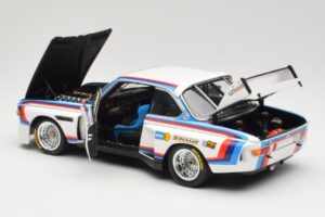 BMW 3.5 CSL #24 H. Stuck / S. Posey 12 Hours of Sebring 1975 Minichamps 1:18 80430139188 Metal - imagem 5 de 8