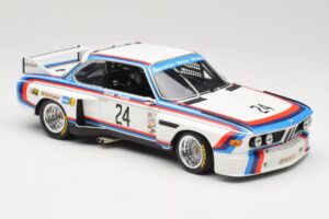 BMW 3.5 CSL #24 H. Stuck / S. Posey 12 Hours of Sebring 1975 Minichamps 1:18 80430139188 Metal - imagem 6 de 8