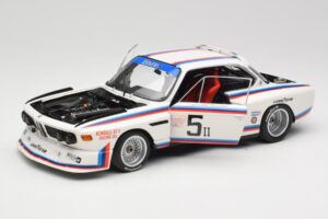 BMW 3.5 CSL E9 Gr.5 #5 K.W.M. Racing K. Miller / D. Cowart 6 Hours of Watkins Glen 1979 Minichamps 1:18 180792005 Metal - imagem 2 de 8
