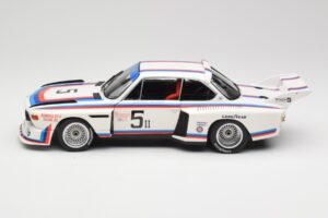 BMW 3.5 CSL E9 Gr.5 #5 K.W.M. Racing K. Miller / D. Cowart 6 Hours of Watkins Glen 1979 Minichamps 1:18 180792005 Metal - imagem 4 de 8