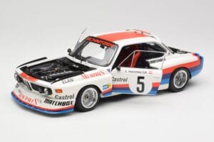 BMW 3.5 CSL E9 Gr.5 #5 S. Manhalter Winner Havirov Interseries 1977 Minichamps 1:18 180772005 Metal - imagem 2 de 8