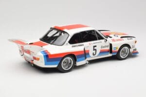 BMW 3.5 CSL E9 Gr.5 #5 S. Manhalter Winner Havirov Interseries 1977 Minichamps 1:18 180772005 Metal - imagem 3 de 8