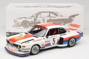 BMW 3.5 CSL E9 Gr.5 #5 S. Manhalter Winner Havirov Interseries 1977 Minichamps 1:18 180772005 Metal - imagem 8 de 8