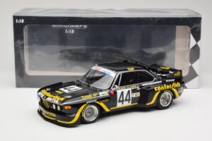 BMW 3.5 CSL E9 #44 A.S.P.M. Tanday Music J-C. Justice / J. Belin 24 Hours of Le Mans 1976 Minichamps 1:18 155762644 Metal - imagem 6 de 6