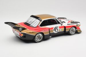 BMW 3.5 CSL E9 #45 Hermetite T. Walkinshaw / J. Fitzpatrick 24 Hours of Le Mans 1976 Minichamps 1:18 155762645 Metal - imagem 2 de 6