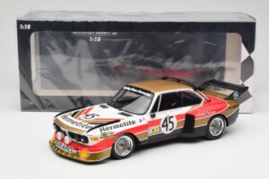 BMW 3.5 CSL E9 #45 Hermetite T. Walkinshaw / J. Fitzpatrick 24 Hours of Le Mans 1976 Minichamps 1:18 155762645 Metal - imagem 6 de 6