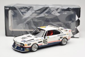 BMW 3.5 CSL E9 #46 Team Brock P. Brock / F. Muir / J. Aubriet 24 Hours of Le Mans 1976 Minichamps 1:18 153762646 Metal - imagem 6 de 6