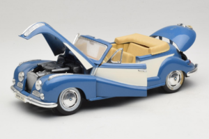 BMW 502 Cabriolet Azul Tchibo 1:18 45396 Metal - imagem 2 de 8