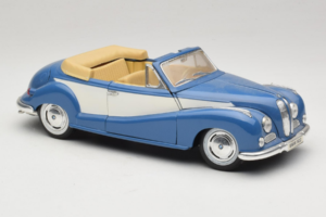 BMW 502 Cabriolet Azul Tchibo 1:18 45396 Metal - imagem 6 de 8