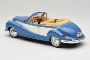 BMW 502 Cabriolet Azul Tchibo 1:18 45396 Metal - imagem 7 de 8