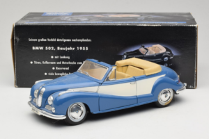 BMW 502 Cabriolet Azul Tchibo 1:18 45396 Metal - imagem 8 de 8