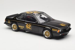 BMW 635 CSi E24 #62 J. Richards JPS Team BMW ATCC Winner 1985 AUTOart 1:18 88548 Metal - imagem 6 de 8