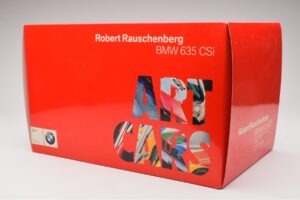 BMW 635 CSi E24 Art Car Robert Rauschenberg AUTOart 1:18 80430150924 Metal - imagem 7 de 8