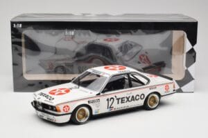 BMW 635 CSi E24 #12 R. Metge / C. Ballot-Léna Bavaria Automobiles 24 Hours of Spa 1985 Minichamps 1:18 155852513 Metal - imagem 6 de 6