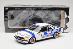 BMW 635 CSi E24 #12 C. Ballot-Léna / Deyne 500km Monza 1985 Minichamps 1:18 155852512 Metal - imagem 6 de 6
