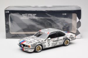 BMW 635 CSi E24 #5 R. Ravaglia Winner Spa 24 Hours 1985 Minichamps 1:18 155852505 Metal - imagem 6 de 6