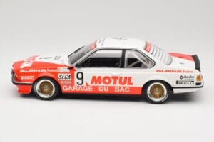 BMW 635 CSi E24 #9 Hollinger / P. Giroix Garage du Bac 24 Hours of Spa 1984 Minichamps 1:18 155842509 Metal - imagem 3 de 6
