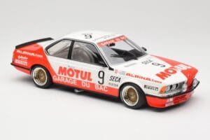 BMW 635 CSi E24 #9 Hollinger / P. Giroix Garage du Bac 24 Hours of Spa 1984 Minichamps 1:18 155842509 Metal - imagem 4 de 6
