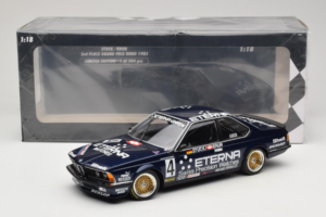 BMW 635 CSi E24 Schnitzer Eterna #4 H. Stuck / W. Brun 3rd Place Brno Grand Prix ETCC 1983 Minichamps 1:18 155832504 Metal - imagem 6 de 6
