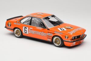 BMW 635CSi E24 Jagermeister #6 H. Stuck Bergischer Lowe Zolder DPM 1984 Minichamps 1:18 155842506 Metal - imagem 4 de 6