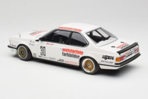 BMW 635CSi E24 Team Schnitzer Eterna #30 S. Bellof / S. Danner ETCC 1984 Minichamps 1:18 155832530 Metal - imagem 5 de 6