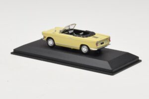 BMW 700 Cabriolet Amarelo Minichamps 1:43 BMW002 Metal - imagem 3 de 4