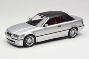 BMW Alpina B3 E36 3.2 Cabriolet Arctic Silver MCG 1:18 MCG18322 Metal - imagem 2 de 8