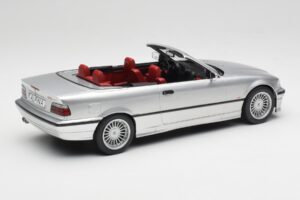 BMW Alpina B3 E36 3.2 Cabriolet Arctic Silver MCG 1:18 MCG18322 Metal - imagem 3 de 8