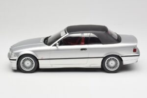 BMW Alpina B3 E36 3.2 Cabriolet Arctic Silver MCG 1:18 MCG18322 Metal - imagem 4 de 8