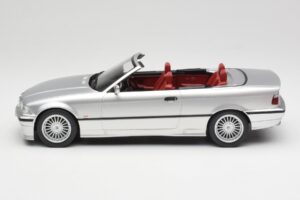 BMW Alpina B3 E36 3.2 Cabriolet Arctic Silver MCG 1:18 MCG18322 Metal - imagem 5 de 8