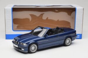 BMW Alpina B3 E36 3.2 Cabriolet Alpina Azul Metallic MCG 1:18 MCG18320 Metal - imagem 7 de 7