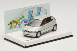 BMW E1 Branco Minichamps 1:43 80429419919 Metal - imagem 2 de 5