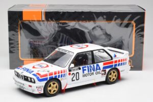 BMW E30 M3 #20 M. Duez / A. Lopes 1000 Lakes Rally 1989 IXO 1:18 18RMC132 Metal - imagem 6 de 6