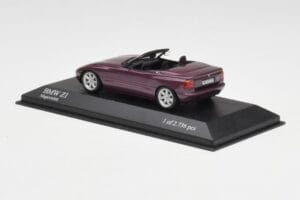 BMW Z1 E30 Roxo Metálico Minichamps 1:43 400020101 Metal - imagem 3 de 5