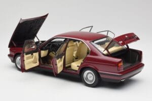 BMW 535i E34 Vermelho Minichamps 1:18 100024002 Metal - imagem 5 de 8