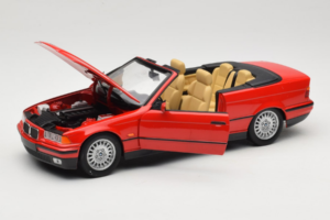 BMW 3 Series E36 Cabriolet Vermelho UT Models 1:18 BMW005 Metal - imagem 2 de 8