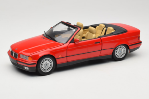 BMW 3 Series E36 Cabriolet Vermelho UT Models 1:18 BMW005 Metal