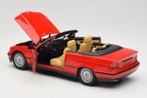 BMW 3 Series E36 Cabriolet Vermelho UT Models 1:18 BMW005 Metal - imagem 5 de 8
