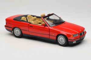 BMW 3 Series E36 Cabriolet Vermelho UT Models 1:18 BMW005 Metal - imagem 6 de 8
