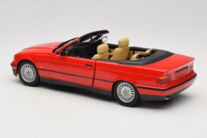 BMW 3 Series E36 Cabriolet Vermelho UT Models 1:18 BMW005 Metal - imagem 7 de 8
